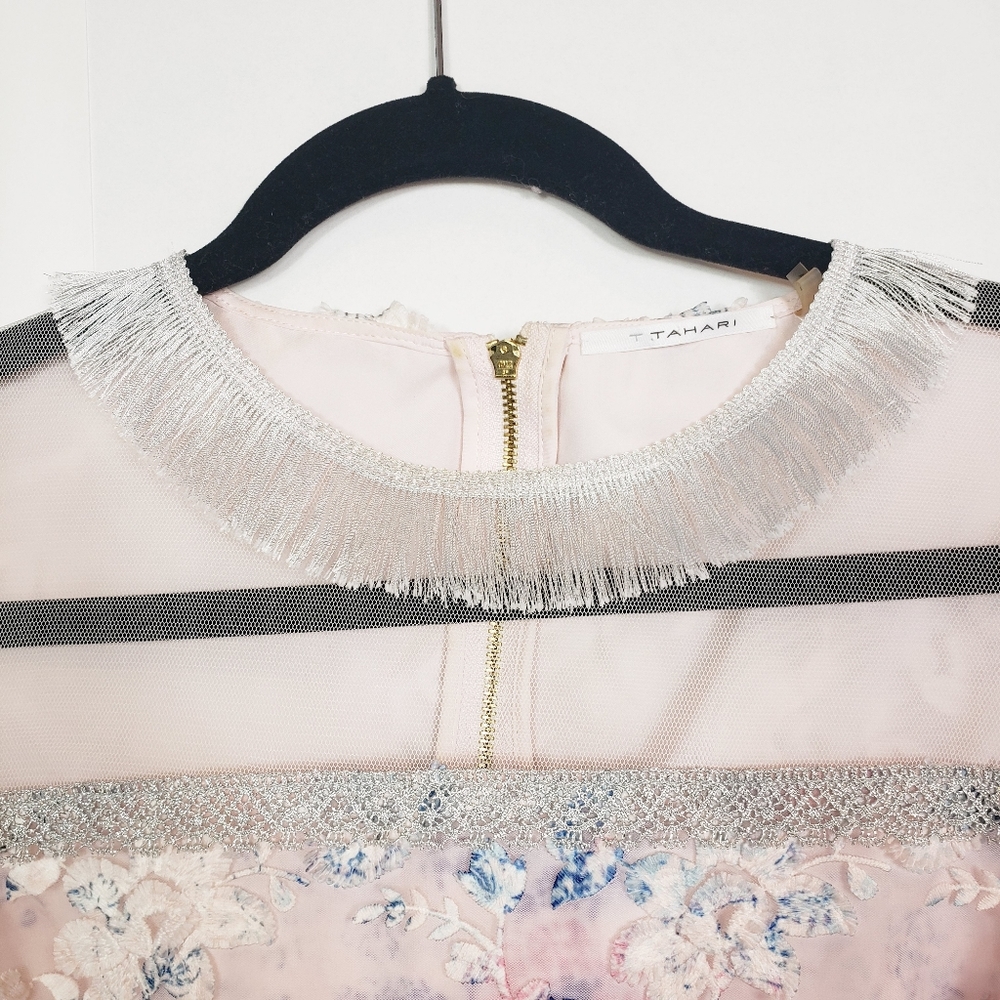 Tahari floral mini dress - Picture 4 of 8